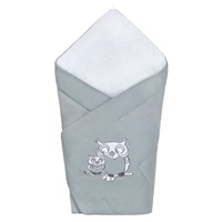 Becik New Baby Sówki szary