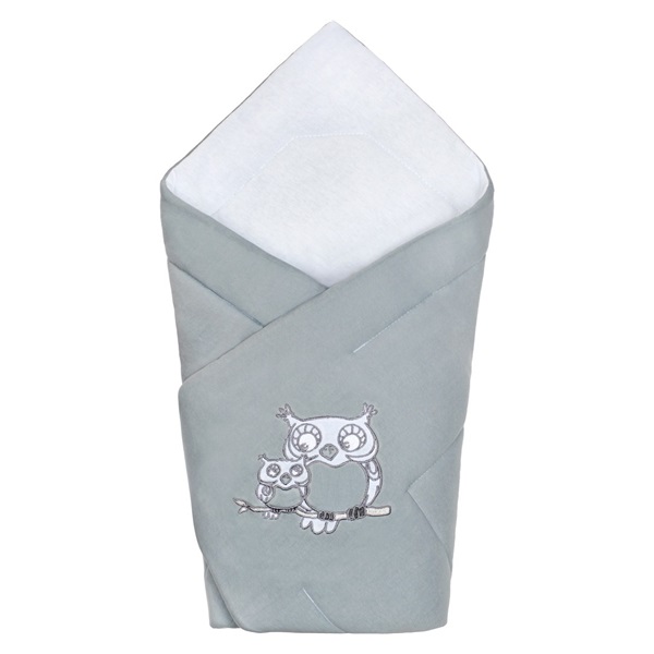 Becik New Baby Sówki szary