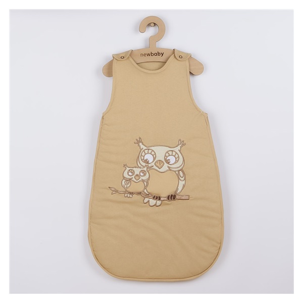 Śpiwórek New Baby Sówki brązowy