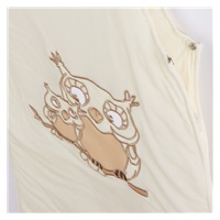 Śpiwórek New Baby Sówki beżowy