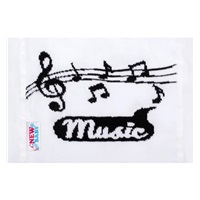 Bawełniane rajstopy New Baby Music białe