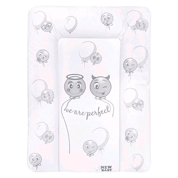 Przewijak miękki New Baby Emotions 70x50 cm biały
