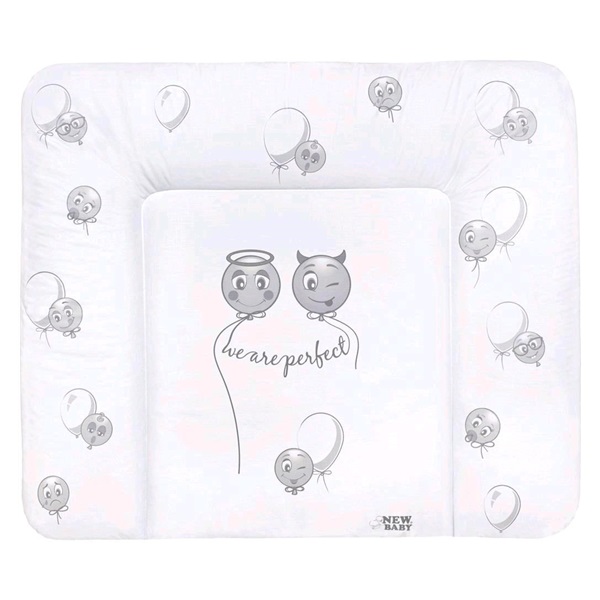 Przewijak miękki New Baby Emotions 85x70 cm biały