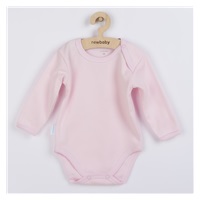 Niemowlęce&#32;body&#32;z&#32;długim&#32;rękawem&#32;New&#32;Baby&#32;Pastel&#32;różowe