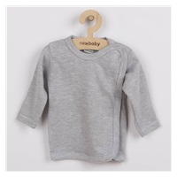 Niemowlęca koszulka New Baby Classic II szara