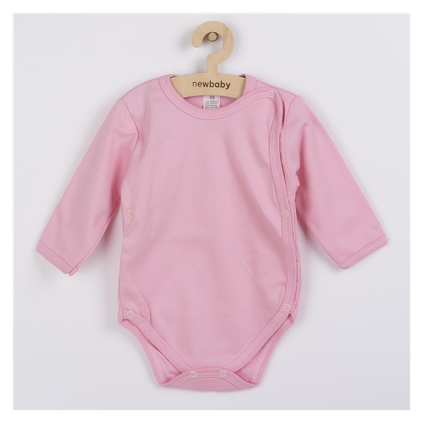 Niemowlęce całorozpinane body New Baby Classic II różowe