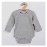 Niemowlęce body New Baby Classic II szare