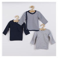 Niemowlęca koszulka New Baby Classic II Chłopiec 3szt