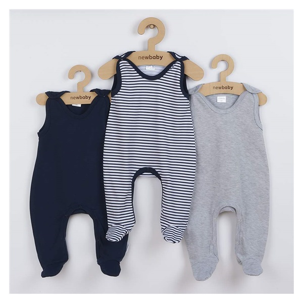 Niemowlęce śpiochy New Baby Classic II Chłopiec 3szt