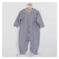 Niemowlęcy pajac New Baby Classic II w granatowe paski