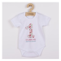 Body z nadrukiem New Baby Marine czerwone