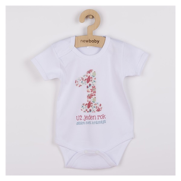 Body z nadrukiem New Baby Marine czerwone