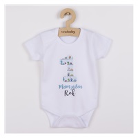 Body z nadrukiem New Baby Marine czerwone