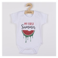 Body z nadrukiem New Baby My first Summer
