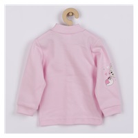 Bawełniany kaftanik New Baby myszka różowy