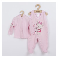 2-częściowy komplet New Baby myszka różowy