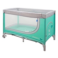 Łóżeczko turystyczne Baby Mix Miś mint