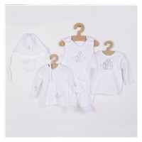 5-częściowy zestaw New Baby Wiewiórki w pudełku biały