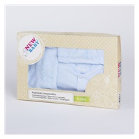 5-częściowy zestaw New Baby Wiewiórki w pudełku niebieski