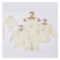 5-częściowy zestaw New Baby Wiewiórki w pudełku beżowy