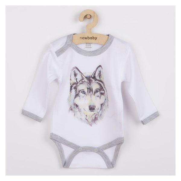 Body z nadrukiem New Baby Wolf