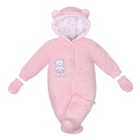 Zimowy kombinezon New Baby Nice Bear różowy