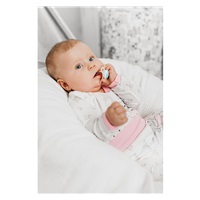 Niemowlęce body New Baby Bears różowe