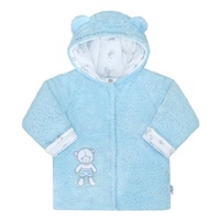 Zimowy kaftanik New Baby Nice Bear niebieski