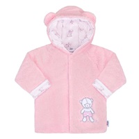 Zimowy kaftanik New Baby Nice Bear różowy