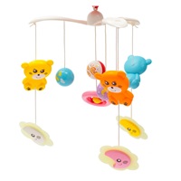 Karuzelka plastikowa z projektorem Baby Mix czerwona