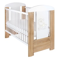 Łóżeczko dla dzieci New Baby Miś z gwiazdką standard dąb