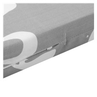 Dziecięcy piankowy materac New Baby 120x60 szary – różne obrazki