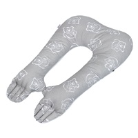 Wielofunkcyjna poduszka stabilizująca New Baby misie szara