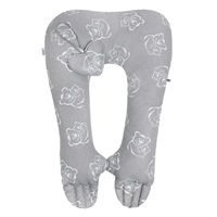 Wielofunkcyjna poduszka stabilizująca New Baby misie szara