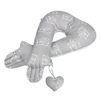 Wielofunkcyjna poduszka stabilizująca New Baby misie szara