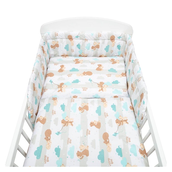 3-częściowy zestaw pościeli New Baby 90/120 mama bear