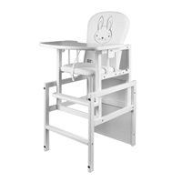 Krzesełko dla dzieci New Baby Króliczek biała