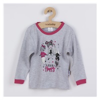 Niemowlęce spodenki dresowe i T-shirt Fit and Happy New Baby