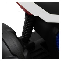 Motocykl na akumulator dla dzieci Baby Mix POLICE biały