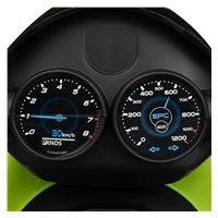 Motocykl na akumulator dla dzieci Baby Mix POLICE zielony