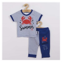 Niemowlęce spodenki dresowe i T-shirt New Baby Summer