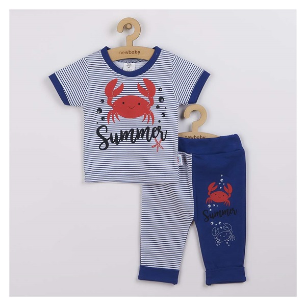 Niemowlęce spodenki dresowe i T-shirt New Baby Summer