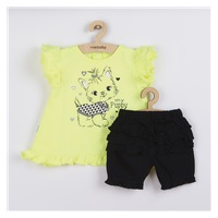 2-częściowy letni dziewczęcy komplet New Baby Puppy