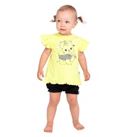 2-częściowy letni dziewczęcy komplet New Baby Puppy