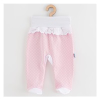 2-częściowy niemowlęcy komplet New Baby Kropka II biało-różowy