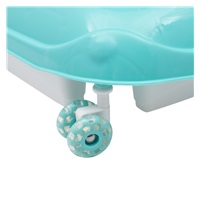 Chodzik Baby Mix z kierownicą i silikonowymi kółkami miętowy