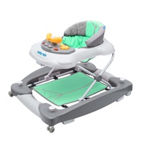 Chodzik z huśtawką i silikonowymi kółkami Baby Mix mint