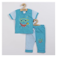 Niemowlęce spodenki dresowe i T-shirt New Baby Shark