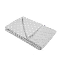 Dziecięcy kocyk z Minki New Baby szary 80x102 cm