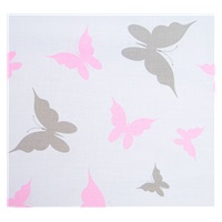 3-częściowa pościel New Baby 90/120 cm biała motylki